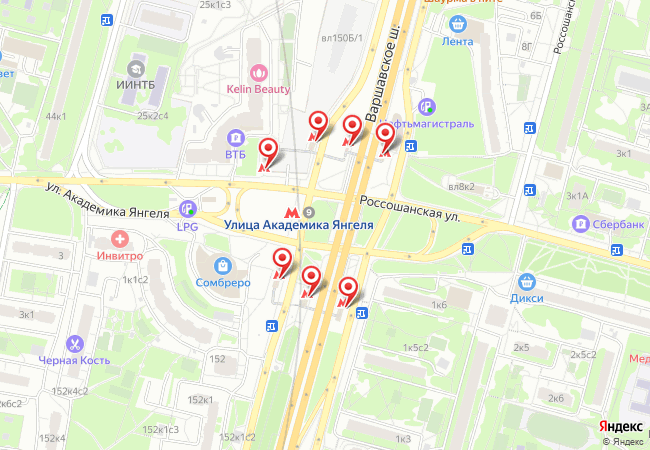 Станция метро Улица академика Янгеля (Серпуховско-Тимирязевская линия, Москва)