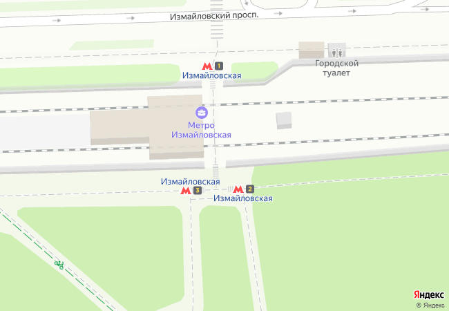Измайловская, вход-выход 2 в восточный вестибюль — Измайловская (Арбатско-Покровская линия, Москва)