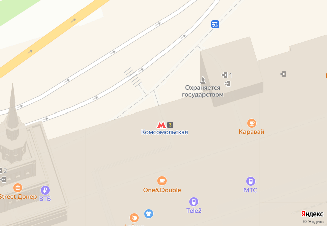 Комсомольская, вход-выход 3 в вестибюль — Комсомольская (Сокольническая линия, Москва)
