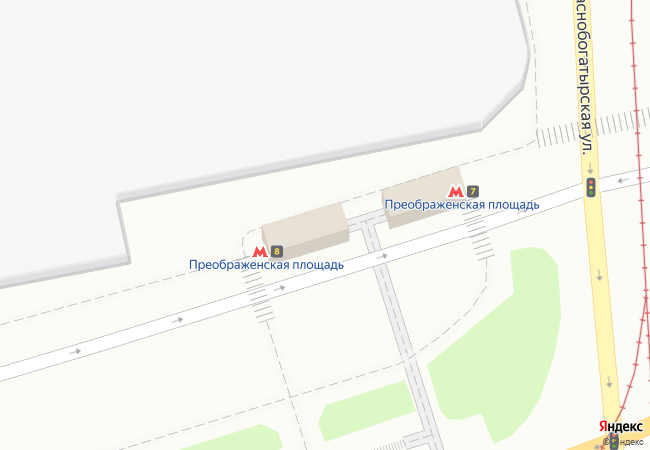 Преображенская площадь, вход-выход 8 в южный вестибюль — Преображенская площадь (Сокольническая линия, Москва)