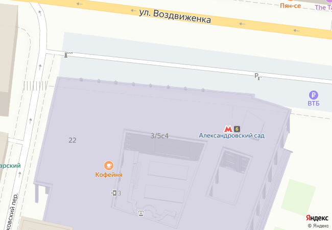 Александровский сад, вход-выход 6 в западный вестибюль — Александровский сад (Филёвская линия, Москва)