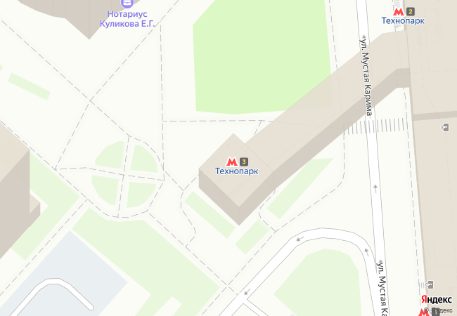 Технопарк, вход-выход 3 в северный вестибюль — Технопарк (Замоскворецкая линия, Москва)