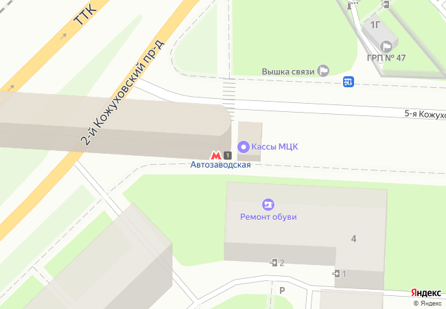 Автозаводская, вход-выход 1 — Автозаводская (Московское центральное кольцо, Москва)