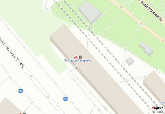 Площадь Гагарина, вход-выход 1 в вестибюль — Площадь Гагарина (Московское центральное кольцо, Москва)
