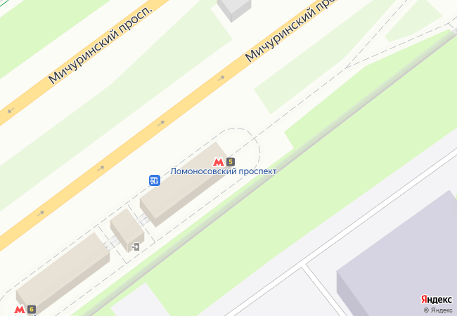 Ломоносовский проспект, вход-выход 5 в вестибюль 1 — Ломоносовский проспект (Солнцевская линия, Москва)