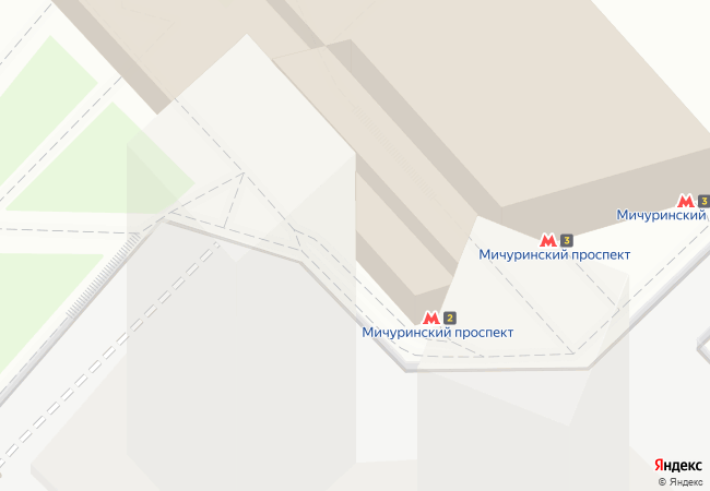 Мичуринский проспект, вход-выход 1 — Мичуринский проспект (Солнцевская линия, Москва)
